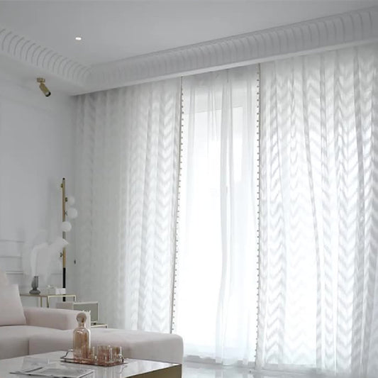 Bedroom Simple Pure Color Curtain