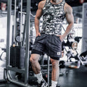 Men's Double-layer Anti-exposure Fitness Shorts