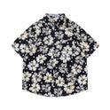 Retro Printed Shirt Short Sleeve Loose Design