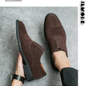 Frosted Business Casual Leather Shoes