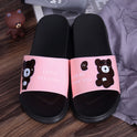 Cartoon Bear Soft Bottom Soft Lightweight Couple Slippers Summer