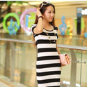 Summer Korean Slim Slim Dress Women