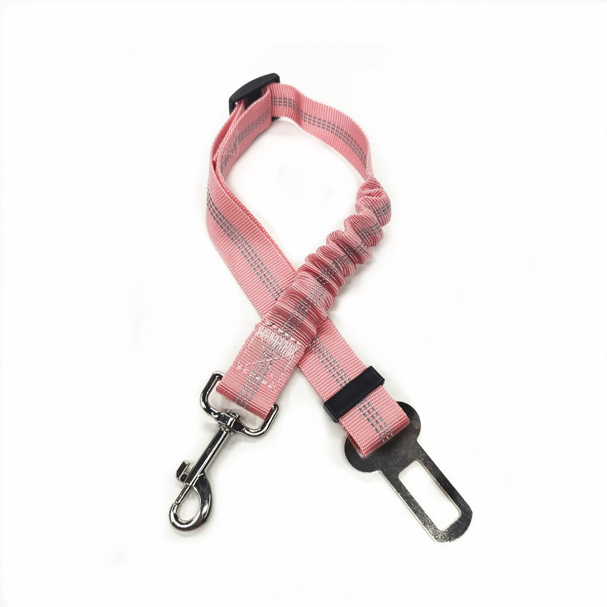 Pet Car Reflective Elastic Seat Belt Dog Car Buffer Dog Leash