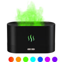 Aroma Diffuser With Flame Light Mist Humidifier Aromatherapy Diffuser With Waterless Auto-Off Protection For Spa Home Yoga Office