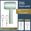 Electric Whisk Wireless Handheld Rechargeable Cream Mixer Kitchen Gadgets