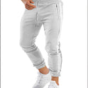 Men's Trendy Latest Running Fitness Side Contrast Color Velcro Sports Trousers