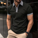 Casual Pocket Stitching Button Polo Shirt