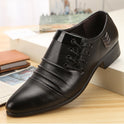 Formal Men's Shoes Lace-up Wedding Shoes