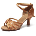 Indoor Satin Latin Dance Shoes