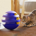 3 Layers Cat Toy Interactive Tower Turntable Toys Cat Turntable Toys With Ball Pet Training Tumbler Toy Cat Accessories