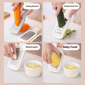 3 In 1 Cheese Grater Portable Handheld Stainless Steel Vegetable Grater Kitchen Tools Efficient Food Graters Home Kitchen Gadgets