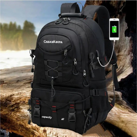 Large Capacity Men's Mountaineering Backpack Travel Backpack