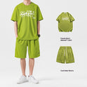 Sports Suit Summer Short Sleeve Shorts Set With Leisure