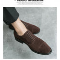 Frosted Business Casual Leather Shoes