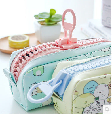 Creative Simple Cute Corner Animal Pencil Case