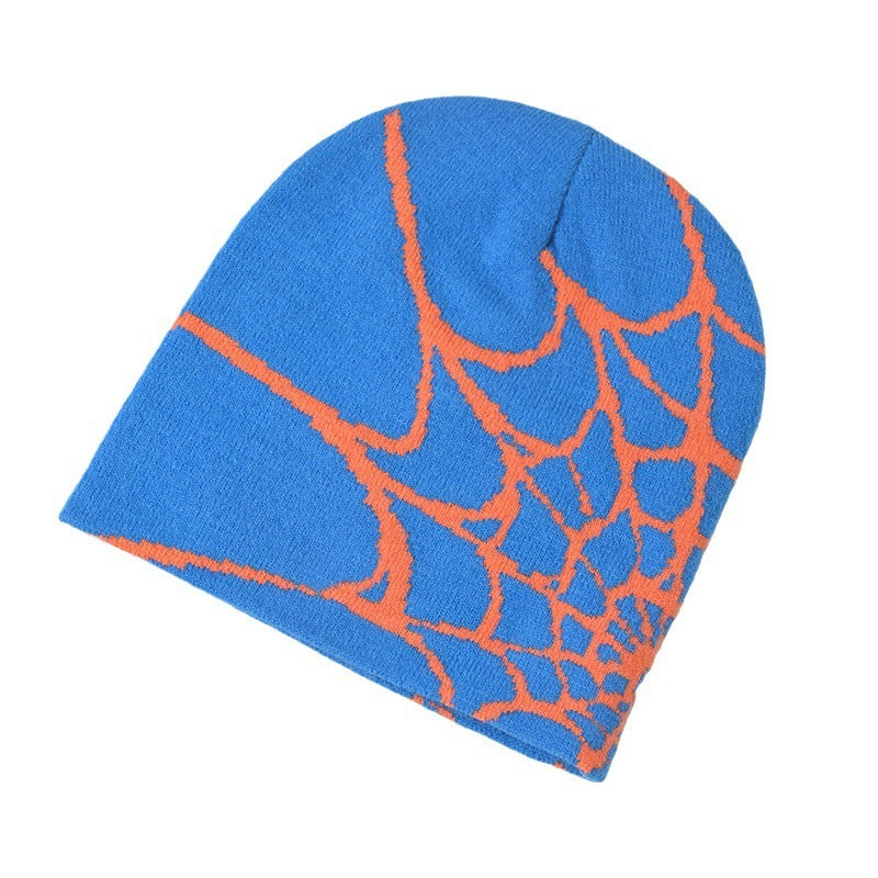 Men's And Women's Warm Net Jacquard Knitted Hat