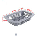 Kitchen Sink Drain Retractable Storage Rack