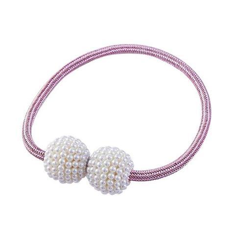 Magnetic Curtain Tiebacks Pearl Beads