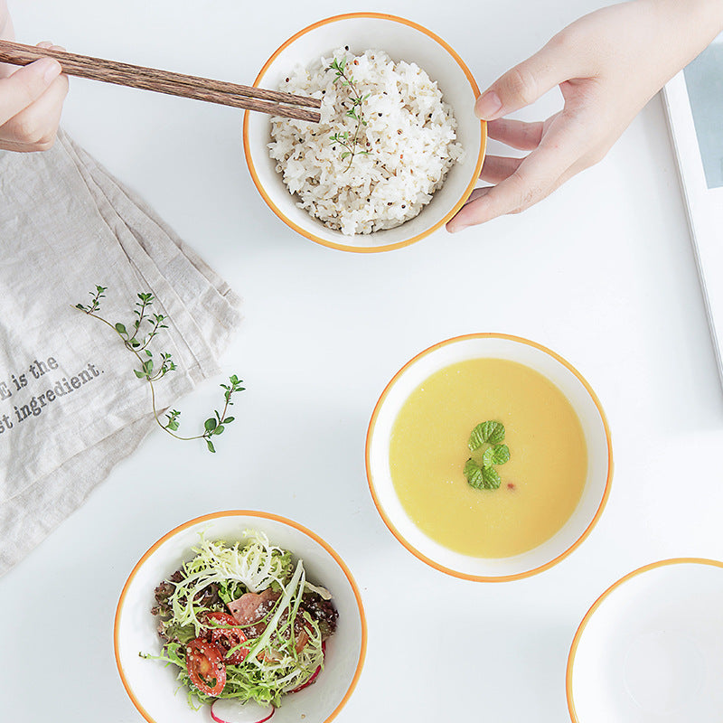 Creative Japanese Hand-painted Underglaze Ceramic Bowl