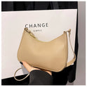 Women's Underarm Bag Solid Color Small Square Handbag Fashion Shoulder Bags