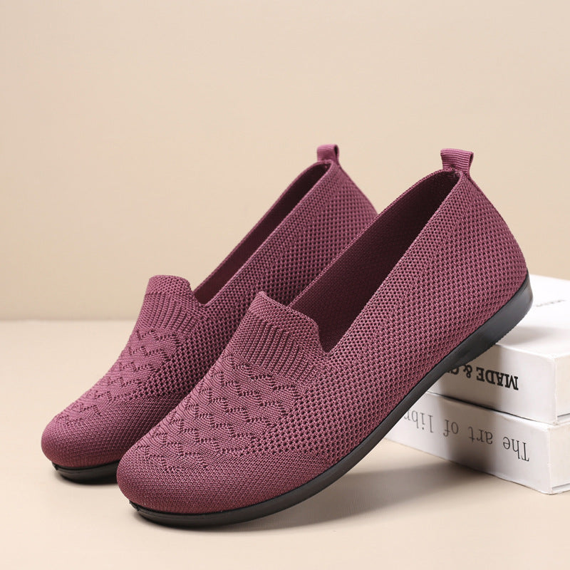 New Casual Breathable Flat Shoes Soft Bottom