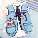 Fake Strap Pet Spring Summer Cotton Clothes