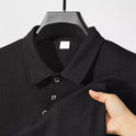 Men's Fashion Short-sleeved Shirt Business Lapel