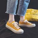 Canvas Biscuit Shoes Women's New White Shoes