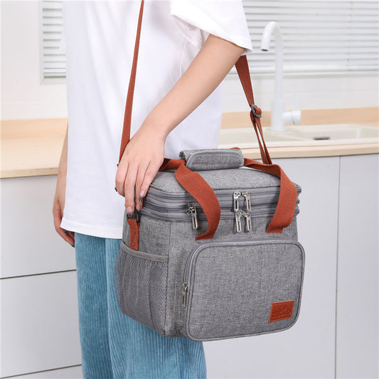 Outdoor Picnic Double Insulated Bento Bag