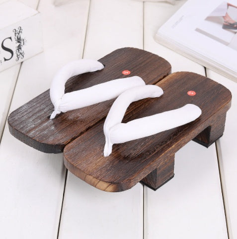 Two-toothed Clogs Japanese Gentleman Clogs Wooden Slippers