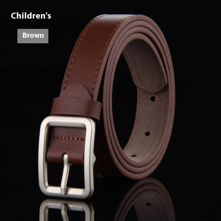 Boys' Simple And Fashionable Solid Color Belt