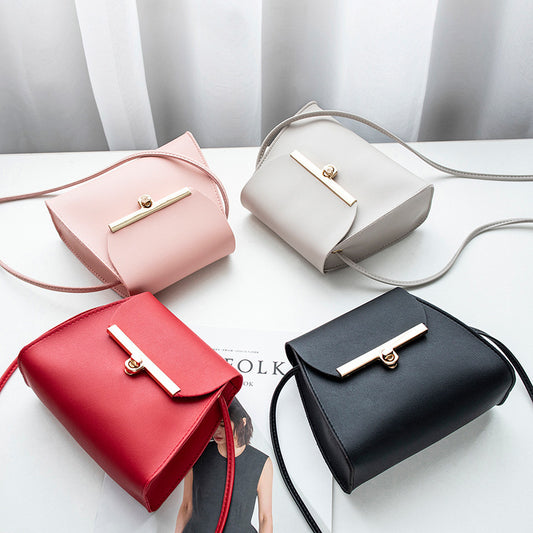 Ladies bag new fashion PU shoulder bag diagonal mobile phone bag small square bag