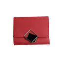 Women's Short Chic Flip Zipper Multiple Card Slots Wallet