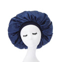 Extra Large Satin Round Stretch Wide Brim Night Cap