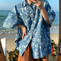 Men's Fashion New Loose Beach Shirt