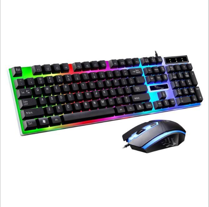 G21 Wired U U Mouse And Keyboard Set Suspended Lighting Mechanical Feel Game Mouse And Keyboard Set