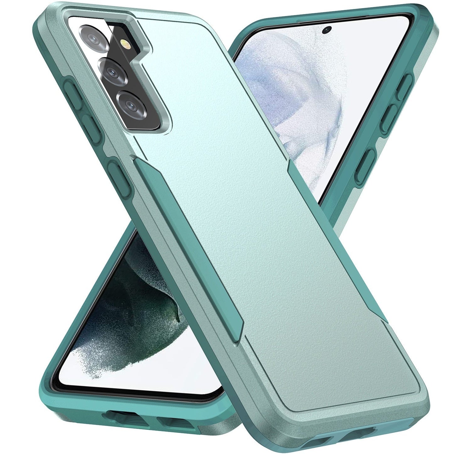 Flat Drop-resistant Contrast Color Protective Cover All-inclusive Phone Case