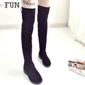 Women's Flat Elastic Overknee Long Boot Boots