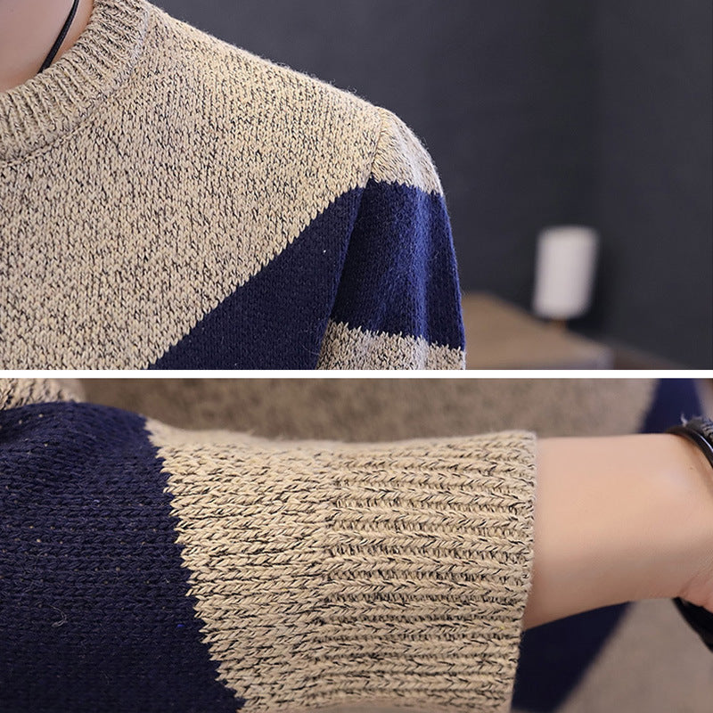 Comfortable Fashion Trendy Round Neck Sweater