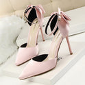 Spring new bed high heels stiletto wedding shoes