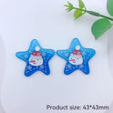 Christmas Fashion Simple Biscuit Snowman Socks Pendant DIY Ornament Accessories