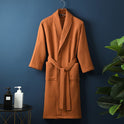 Pure Cotton Bathrobe Long Waffle All Cotton Nightgown