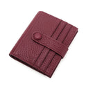 Women's Short Cowhide Mini Wallet