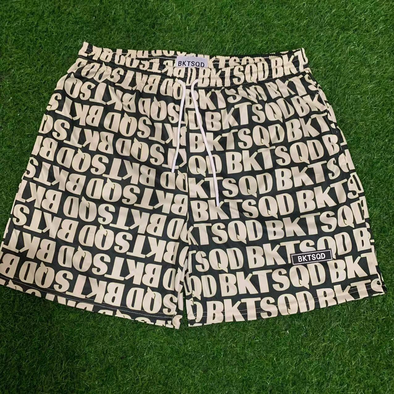 Sports Style With Letters Casual Quick-drying Basketball Shorts