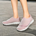 New Mesh Surface Lightweight Breathable Velcro Women's Casual Shoes