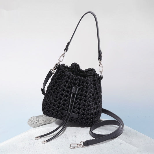 High-grade Windmill Knot Bucket Bag Hand-woven