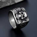 Personalized Creative Skull Shape Stainless Steel Ring Ornament