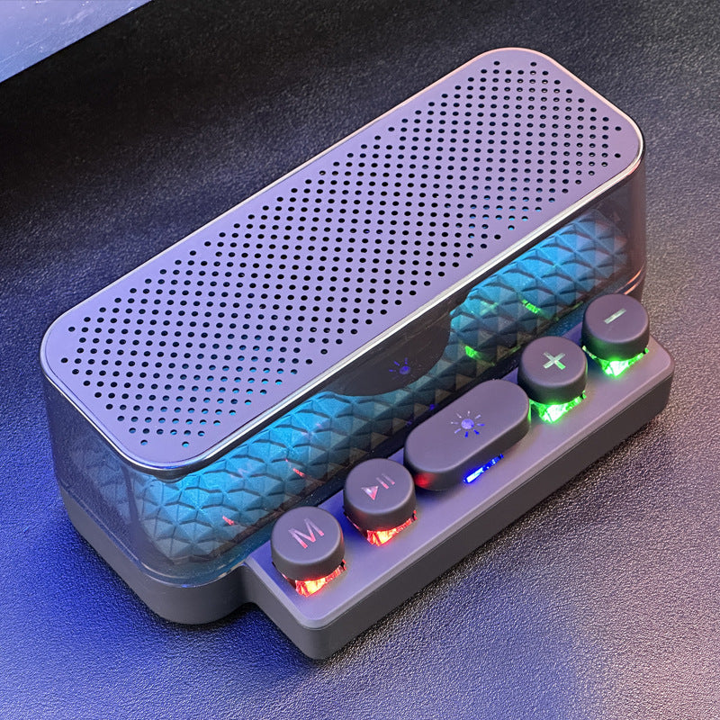 Colorful Bluetooth Speaker Keyboard Luminous