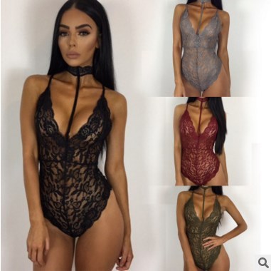 Sexy lace bodysuit