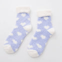 Sweet half fleece home sleep socks